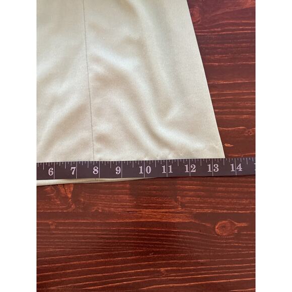 ESTINO VTG 60/70’s Disco Retro Lime Embroidered Flowers Flare Leg Jumpsuit 13/14 - Picture 16 of 16